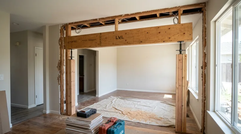 Beam Replacement & Load-Bearing Wall Removal Stockton